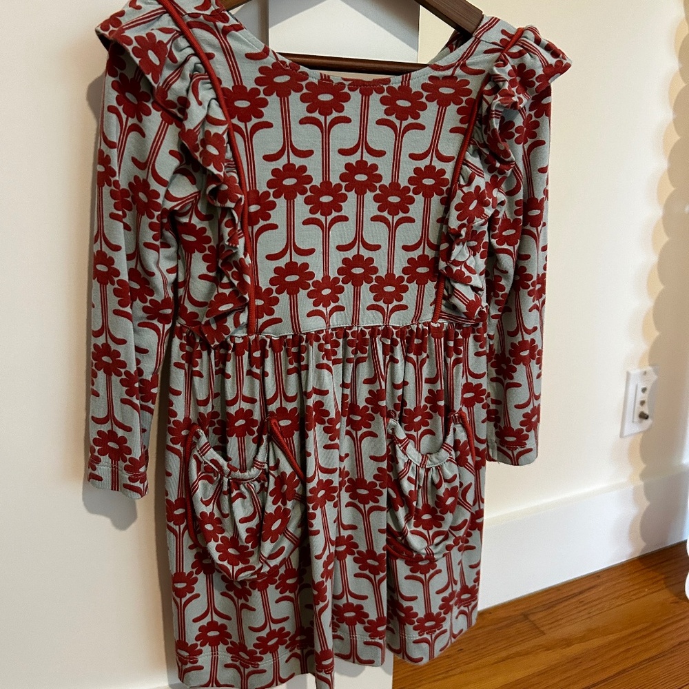 Kate Quinn Retro Flowers Dress - 2T